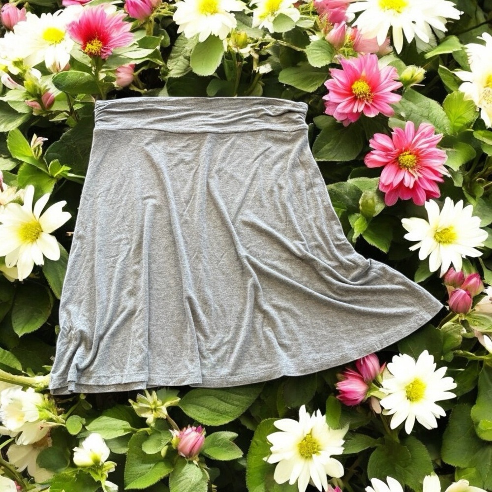 gnu Heather Grey Ladies Soft & Stretchy Skirt